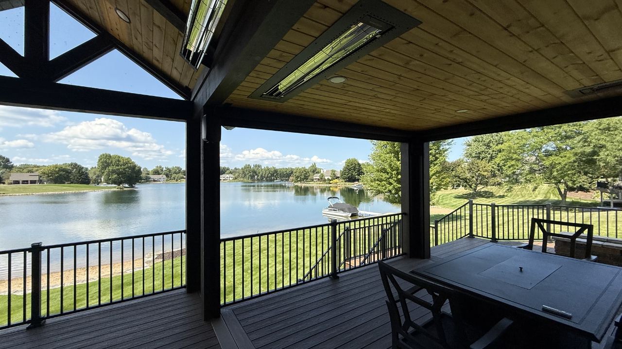 Lakeside porch PowerScreen enclosure — Green Bay, WI