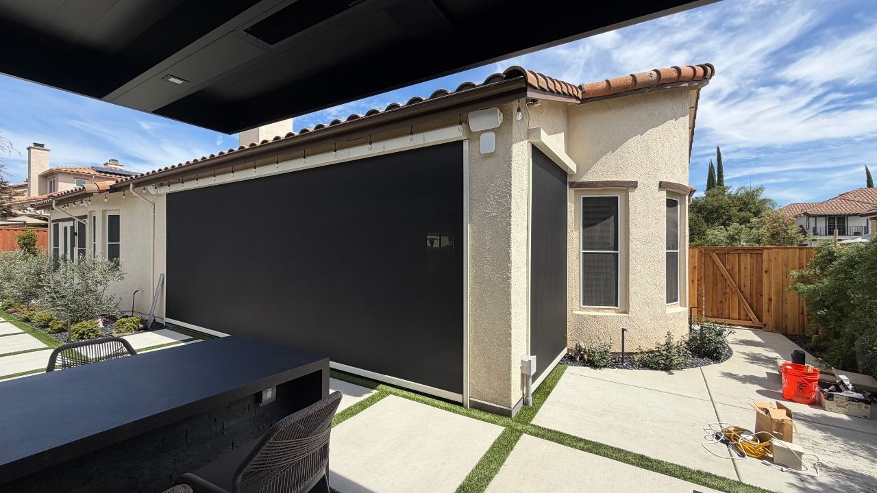 PowerScreen patio install — Rocklin, CA